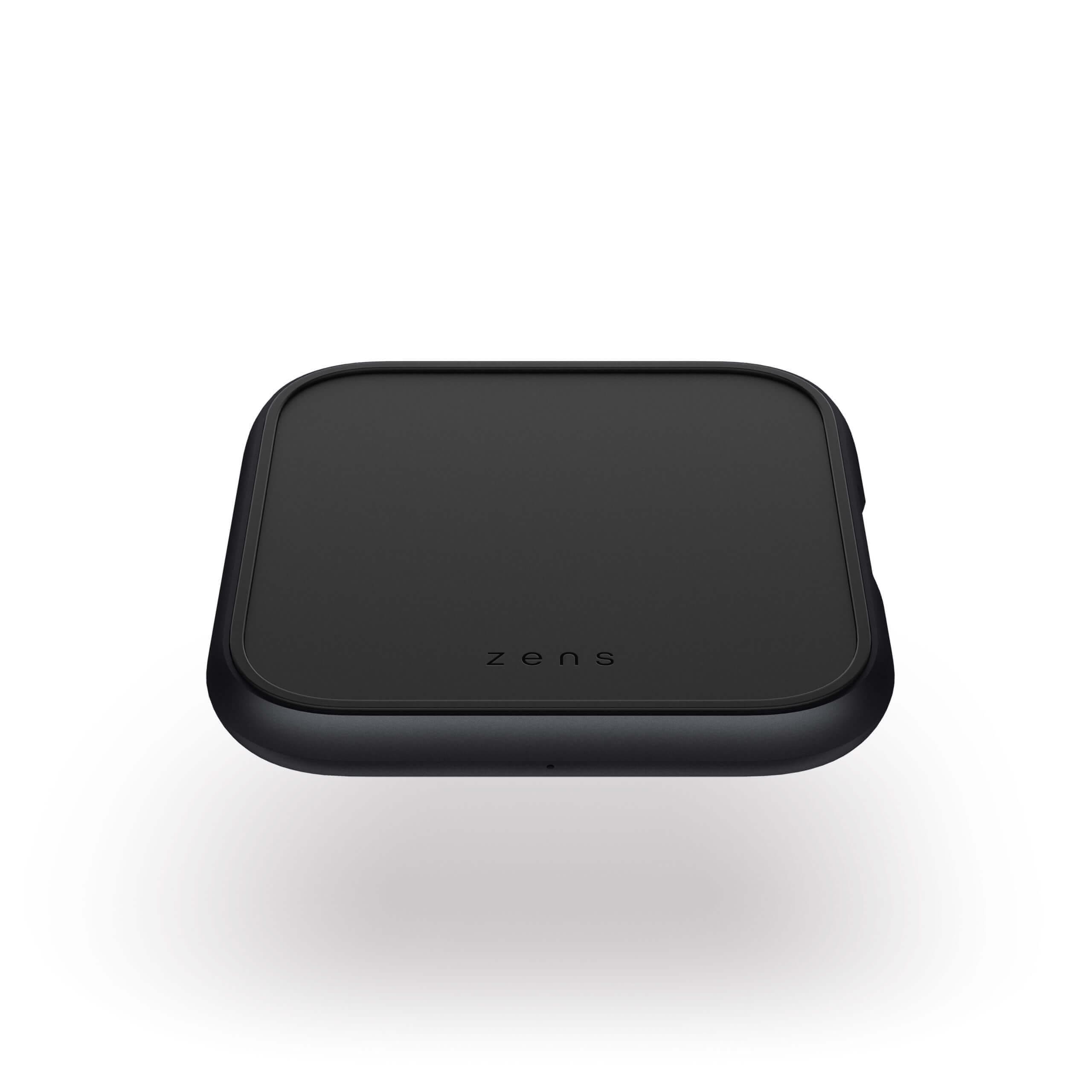 Zens Aluminium Series Single + USB-C Ladegerät 18W 1x 10W Qi schwarz ZESC14B/00