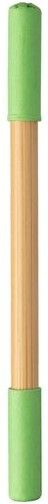 Crayon et Stylo s en Bambou Pratique Personnalisée Wolfgang bambou papier vert clair