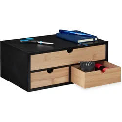 Relaxdays, Schreibtisch Accessoire, Schreibtisch-Organizer