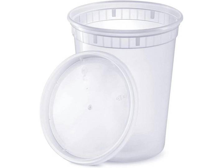 Vorratsbehälter 24-teiliges Set 950 ml, Transparent, Kunststoff, 12x14x12 cm, Küchenzubehör, Vorratsbehälter, Vorratsdosen