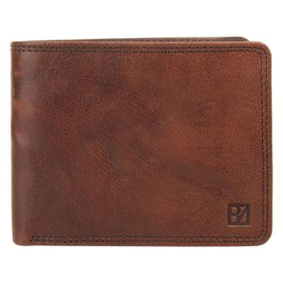 Geldbörse BODENSCHATZ, Damen, braun (cognac), Leder, gepflegt, Kleinlederwaren, echt Leder