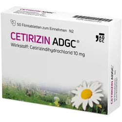 CETIRIZIN ADGC Allergietabletten 50 St