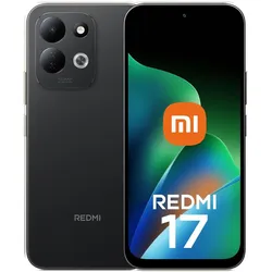Xiaomi Redmi 17 (256 GB, Black, 6.90", Hybrid Dual SIM, 4G), Smartphone, Schwarz