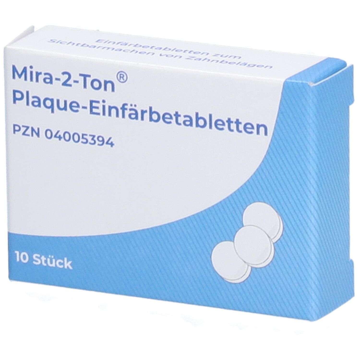 Mira 2 Ton Plaque Einfärbe Tabletten 10 St