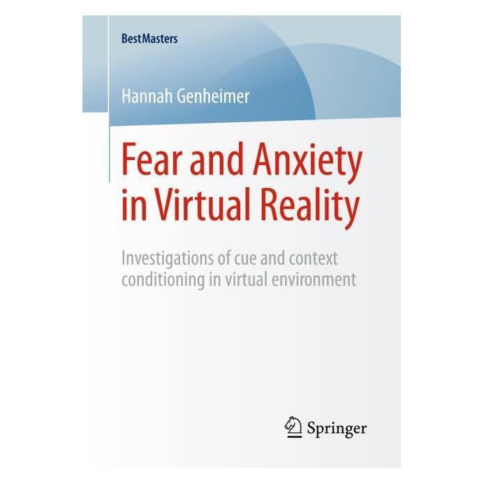 Springer Fear and Anxiety in Virtual Reality (Englisch, Softcover, Hannah Genheimer) (55569040)