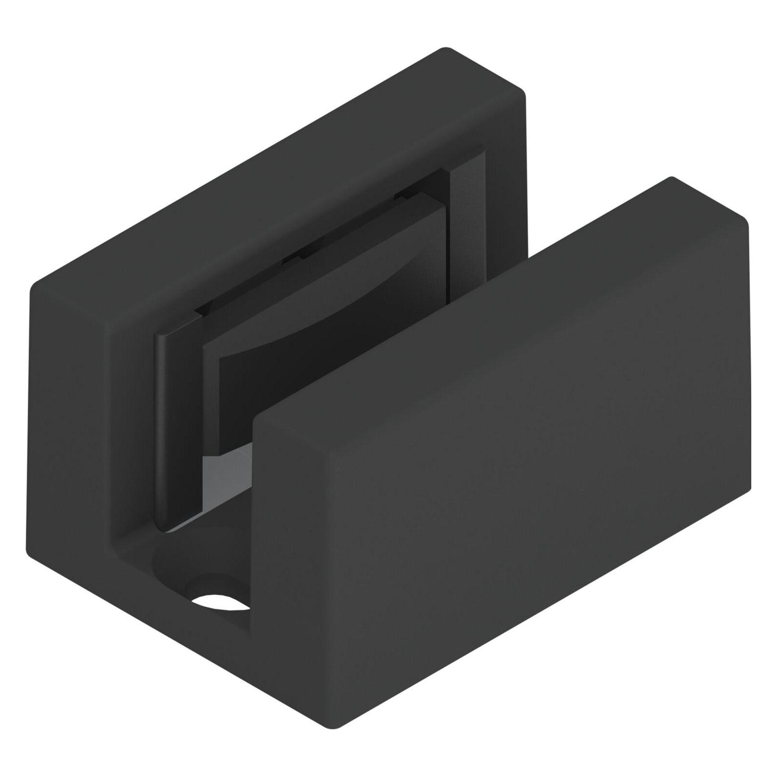 Helm Bodenführung SmartGuide G spielfrei für Glas 8-12,76 mm schwarz matt (230514)