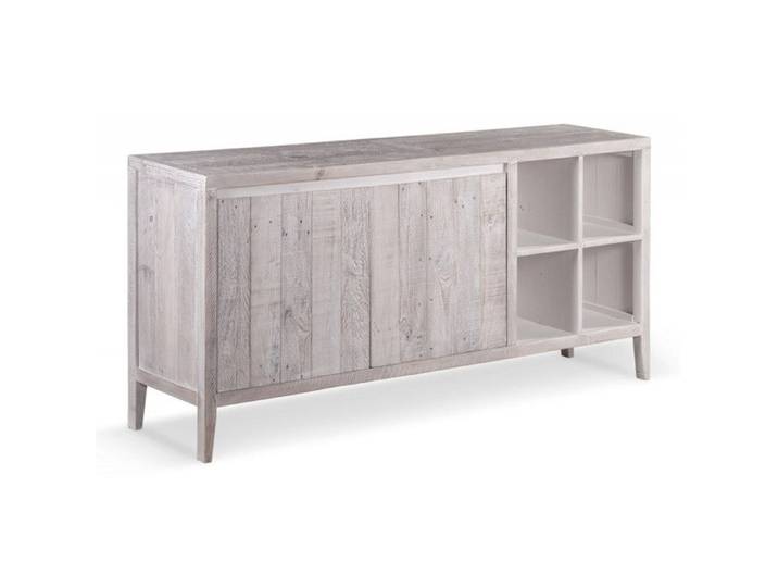 Buffet Bois Gris 176x40x81cm - Gris - Décoration d'Autrefois