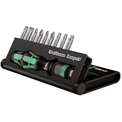 Wera, Bits, Kraftform KK10 10tlg Bit-Set und Flaschenöffner
