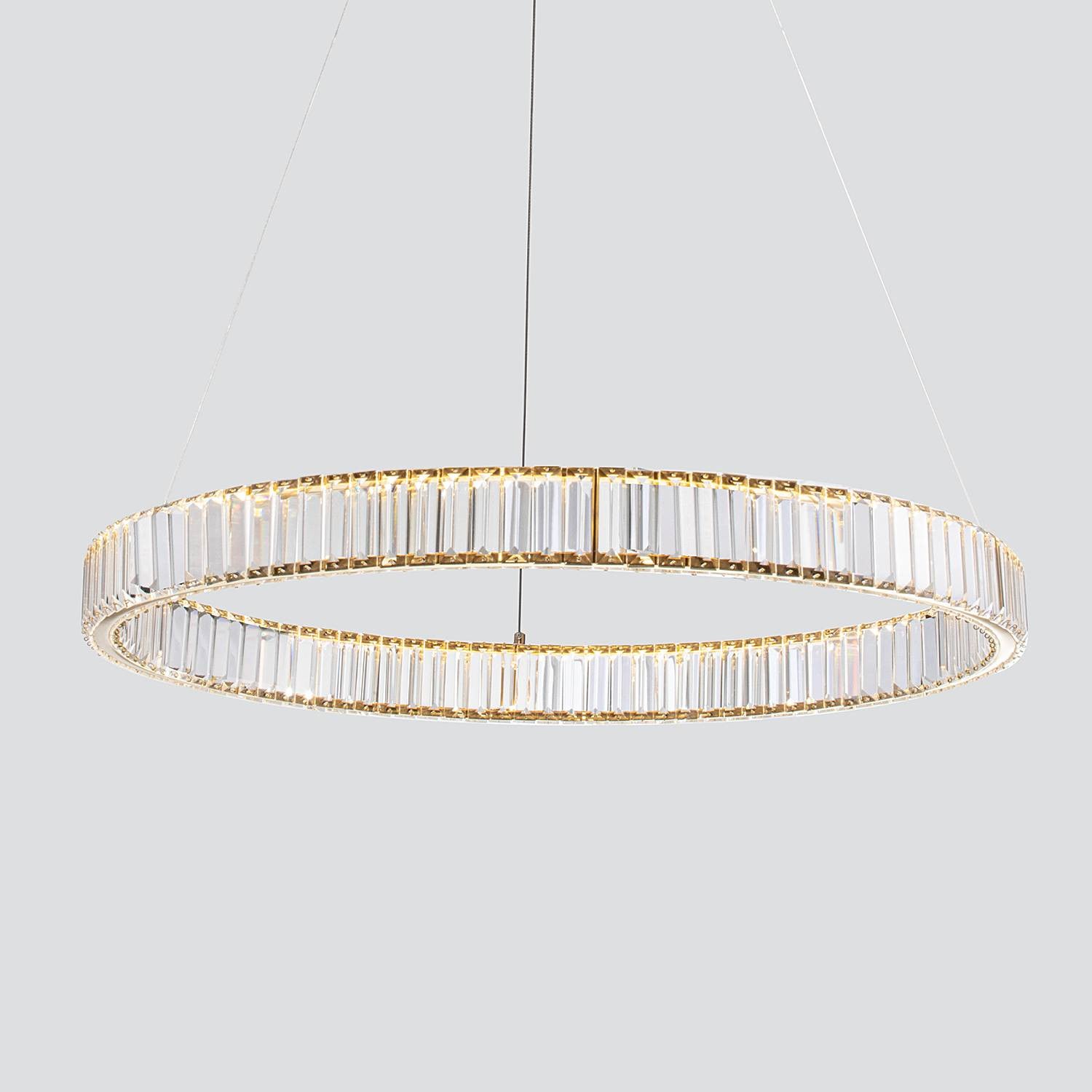home24 Hanglamp Aurelia type C, goud/messing, Ø 80 cm