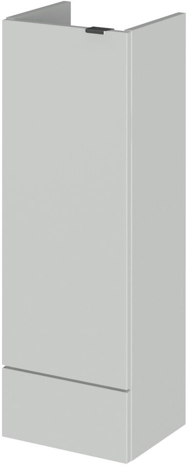 Nuie Fusion Freestanding Bathroom Storage Grey 86.4cm H x 30cm W x 25.3cm D