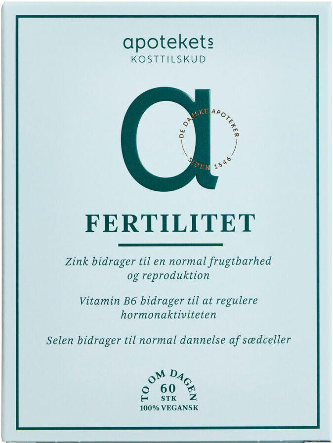 Apotekets Kosttilskud Fertilitet Kosttilskud 60 stk
