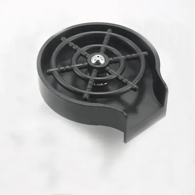 Daily Deals Depot Premium High Pressure Automatic Cup Washer & Glass Rinser For Kitchen & Bar black Glass Rinser