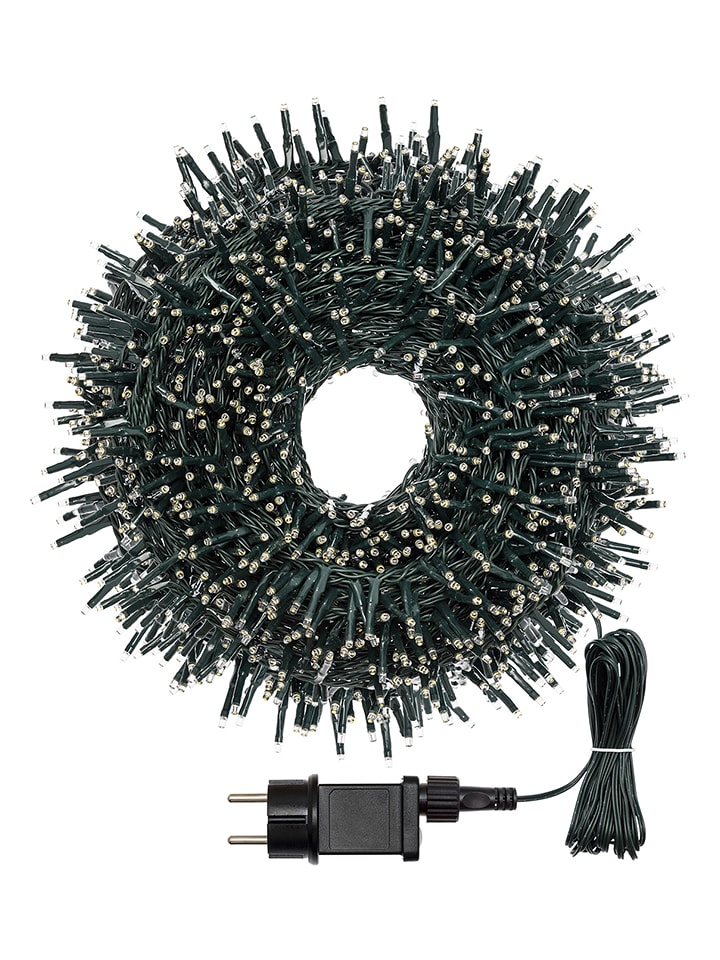 Lotti LED-Lichterkette in Grün/ Warmweiß - (L)40 m - onesize