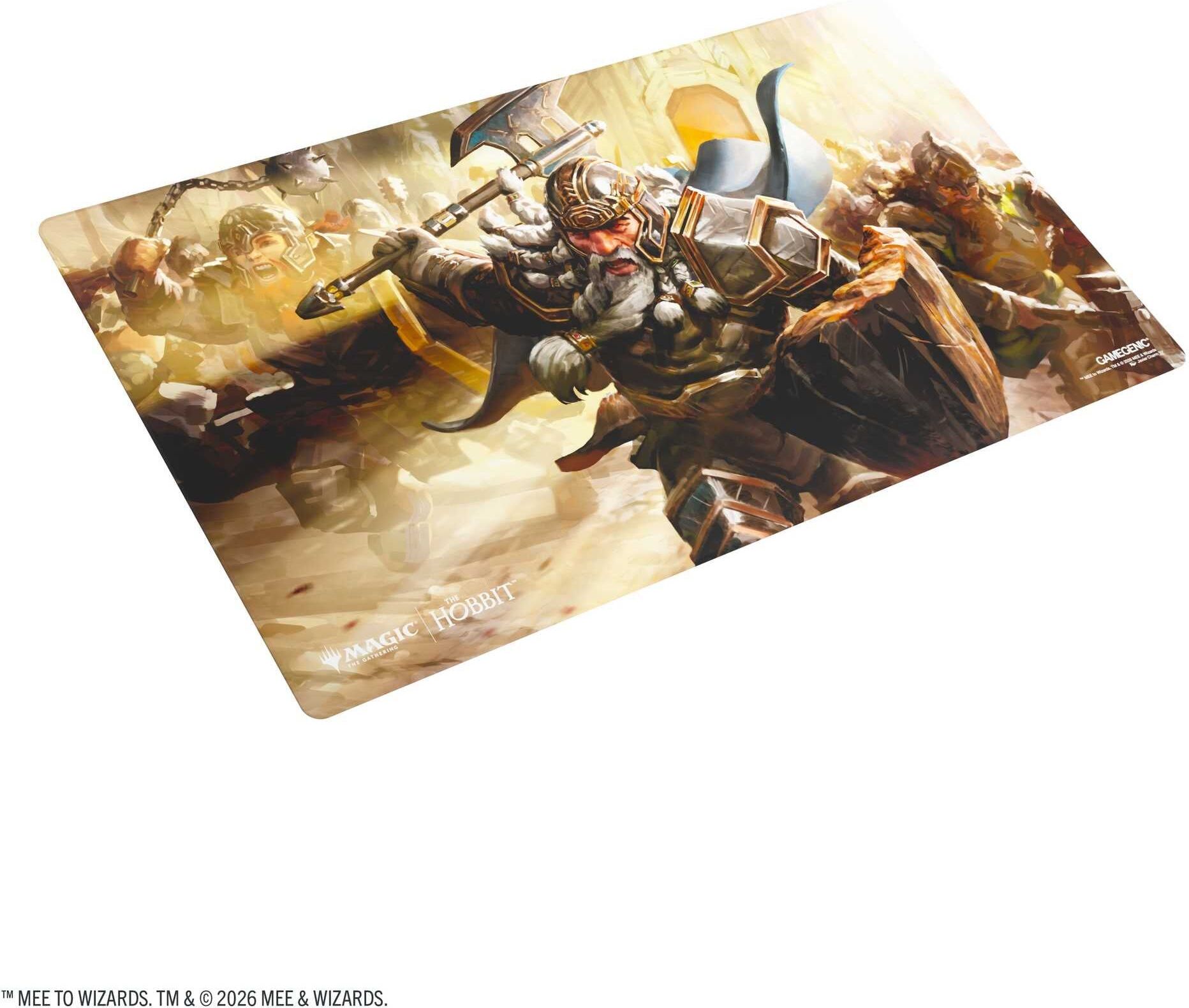 Gamegenic Magic: The Gathering   The Hobbit Prime Playmat – Thorin, Mountain-King, Officially Licensed Card Game Accessory, 61 × 35 cm