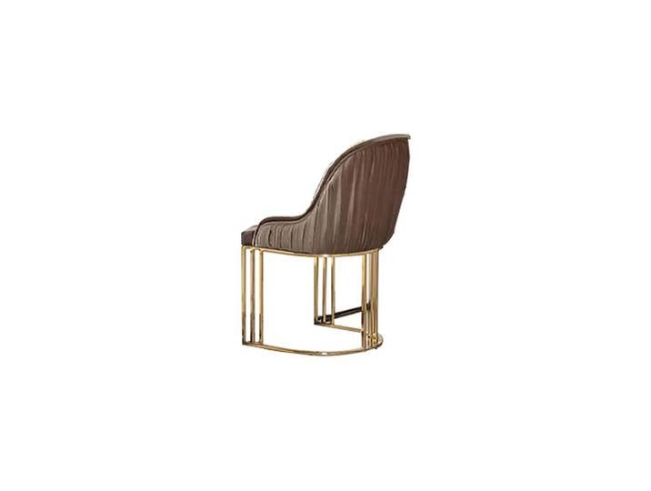 JVmoebel Esszimmerstuhl Beiger Stoffstuhl im modernen Design mit eleganter Form (1 St), Made in Europa