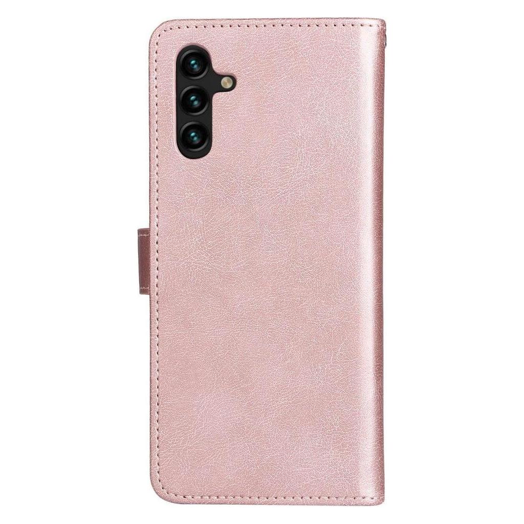 Cover-Discount Galaxy A14 - Leder Etui Hülle rosa (Samsung Galaxy A14) (660116147F)