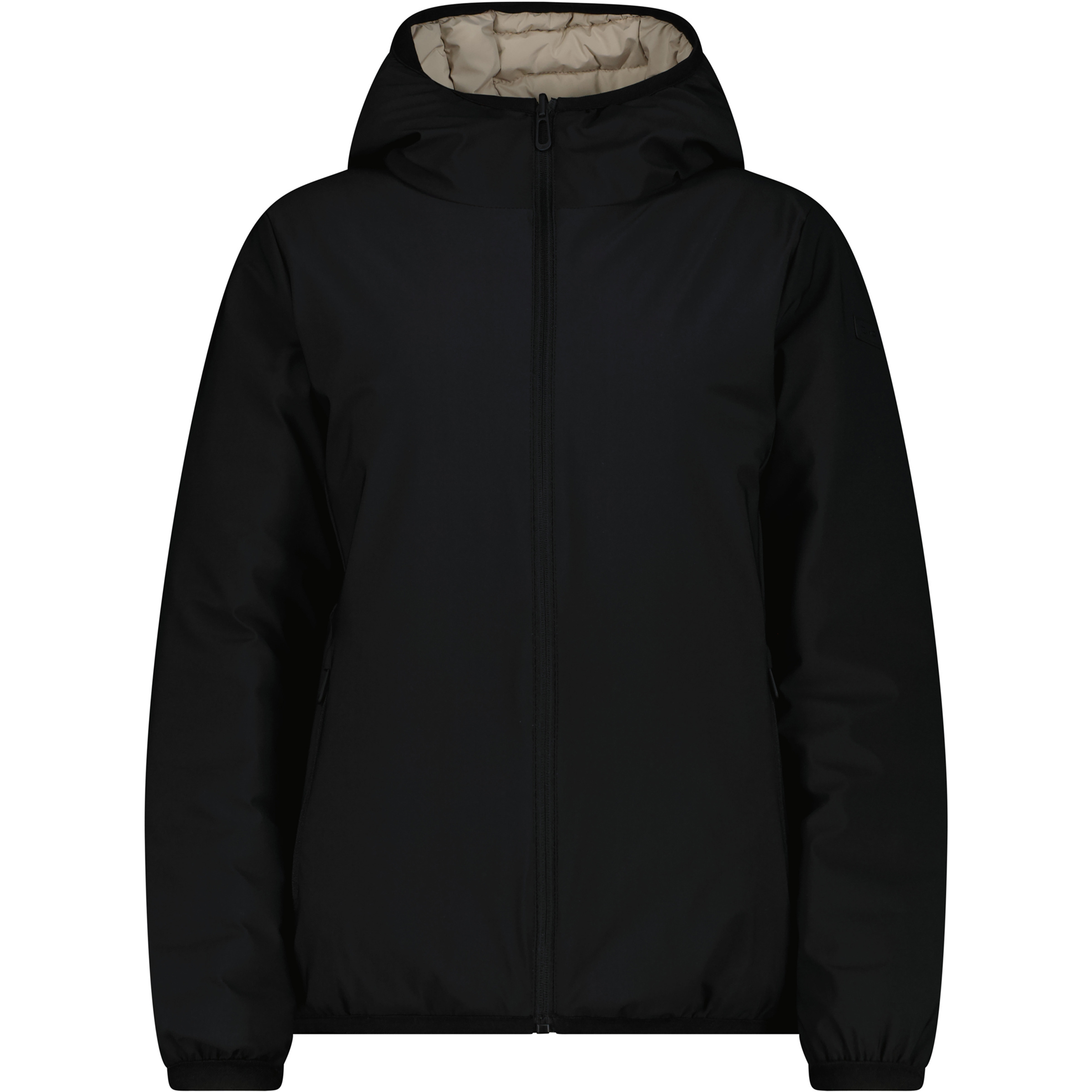 CMP Reverse Damen Isolationsjacke schwarz Größe L Trekking Wasserabweisend