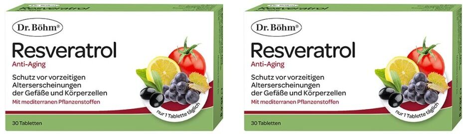 Dr. Böhm Resveratrol Anti Aging Dragees 2x30stk