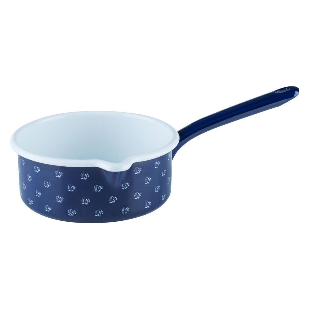 Riess Stielkasserolle 16cm 1l (Kochtopf, Emaille) (0037-74)