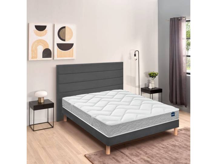Ensemble sommier et matelas 120x200 cm mousse ferme Bultex Regular