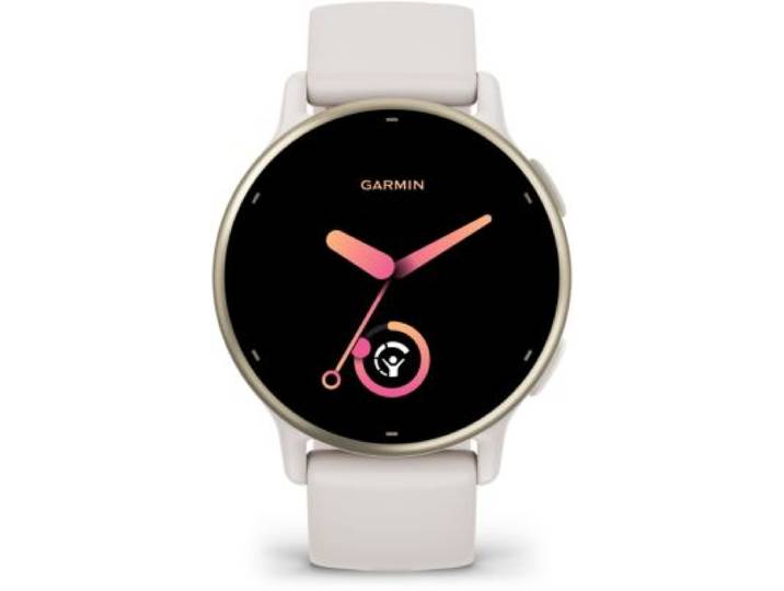 Garmin - Montre Sport Vivoactive 5 Forme Et Santé Gps Amoled Ivoire / Bracelet Silicone