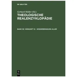 Theologische Realenzyklopädie / Vernunf, Fachbücher