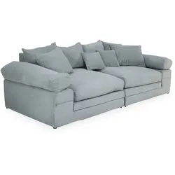 Megasofa self ALINA (BHT 242x86x121 cm) - türkis - BHT 242x86x121 cm