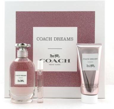 Dreams 3 Piece Gift Set by Coach for Women Standard Eau De Parfum for Women