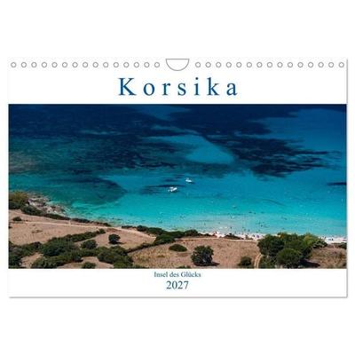 Korsika - Insel des Glücks (Wandkalender 2027 DIN A4 quer), CALVENDO Monatskalender