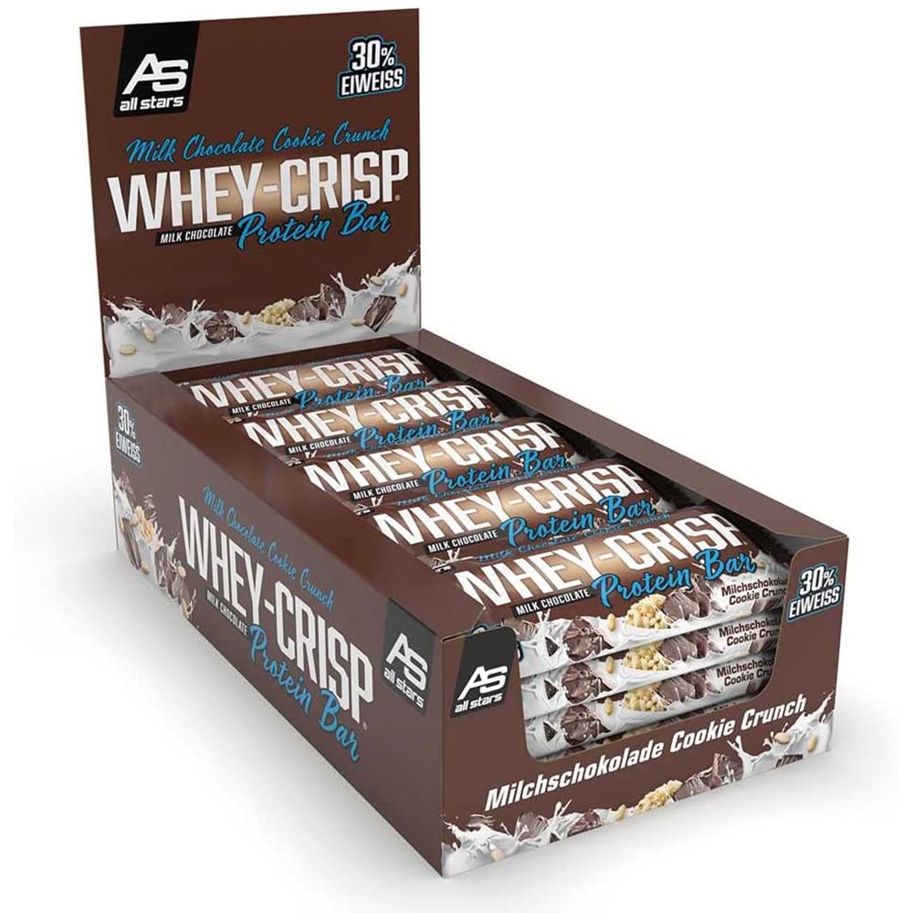 All Stars Whey-Crisp Bar Chocolate 25x50 g Riegel