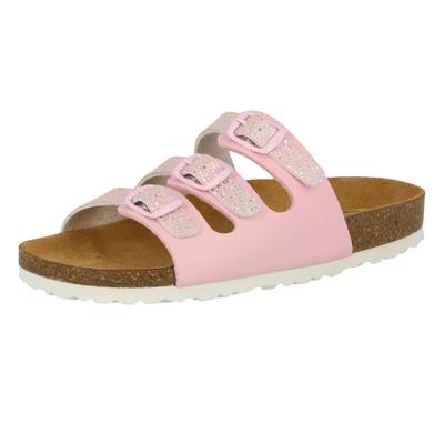 Pantolette LICO "Slipper Bioline Free Kids", Mädchen, Gr. 31, rosa, Synthetik, Schuhe Pantolette