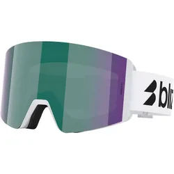BLIZ G003 Schneebrille 2027 matte white/brown green multi