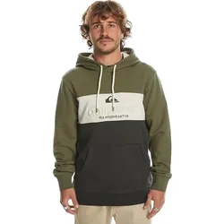 Quiksilver Kapuzenpullover Emboss Block Hoody olive - M - M