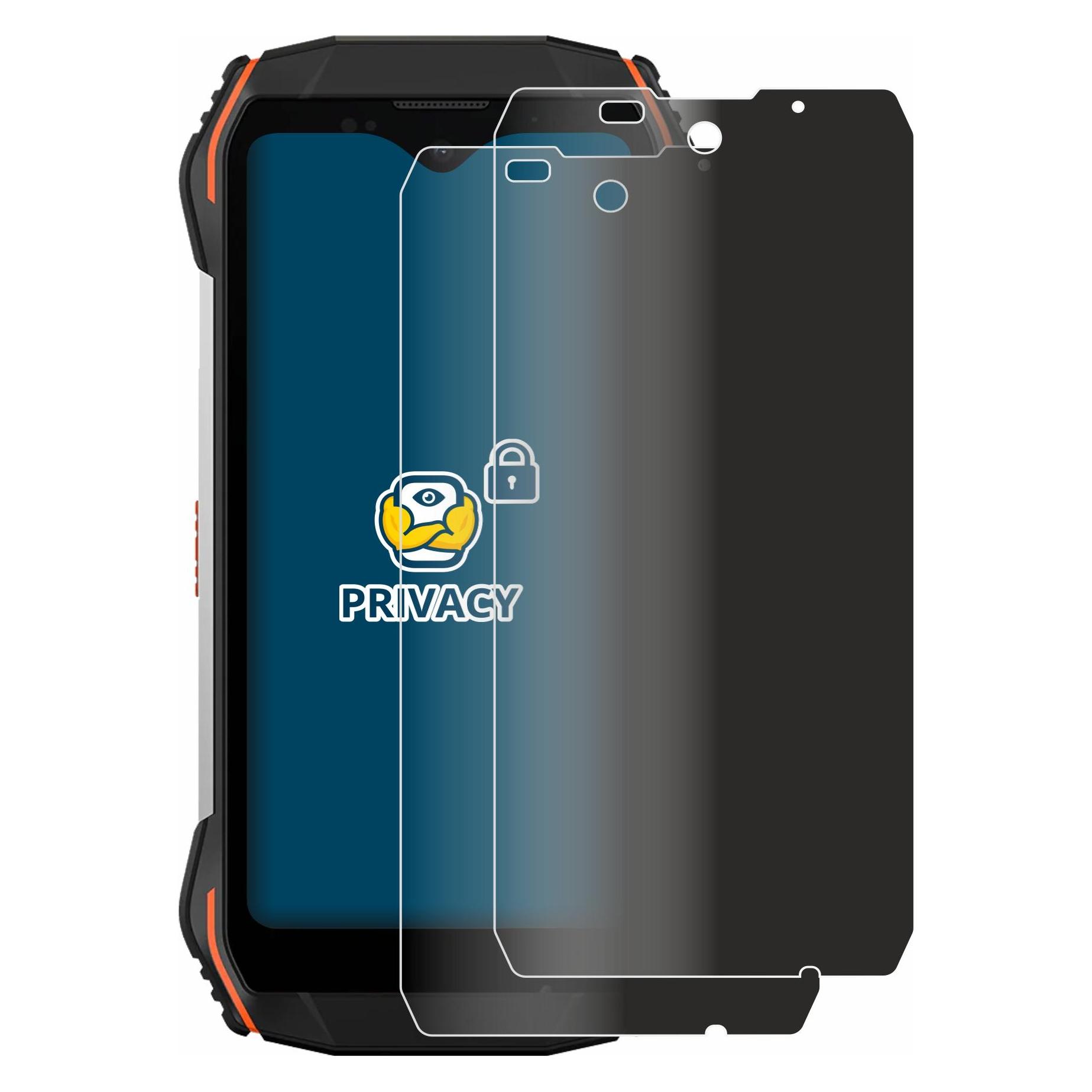 Brotect Sichtschutzfolie Anti-Spy Privacy Folie Blaulicht-Schutz (Blackview P6000) (4349888)