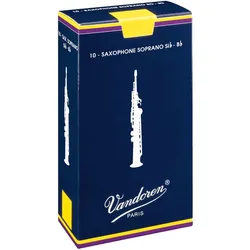 Vandoren Classic Blau Sopransax Blätter (3,5) 10er Pack