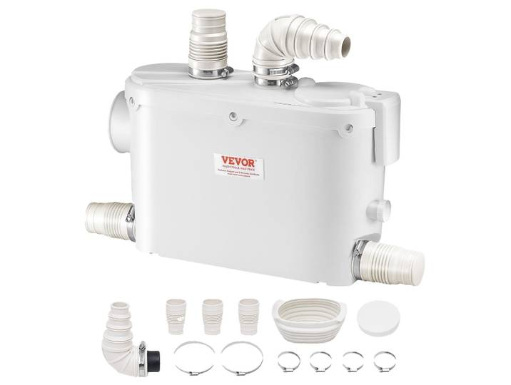 VEVOR Station de relevage Pompe à eaux usées 500W Robust Prévalence efficace silencieux robuste