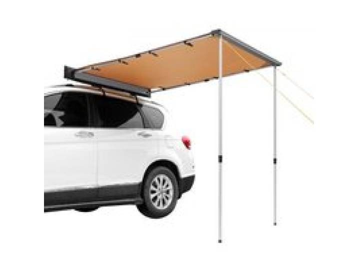 VEVOR Vehicle Awning 2,01 x 2,5 m Shade Coverage Car Side Awning PU3000mm UV50+