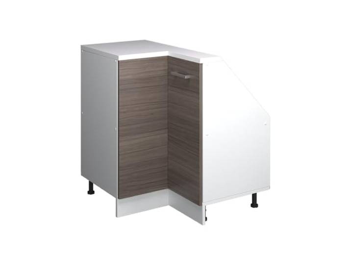 Vicco Dachschrägen-Eckschrank Rion, Edelgrau/Weiß