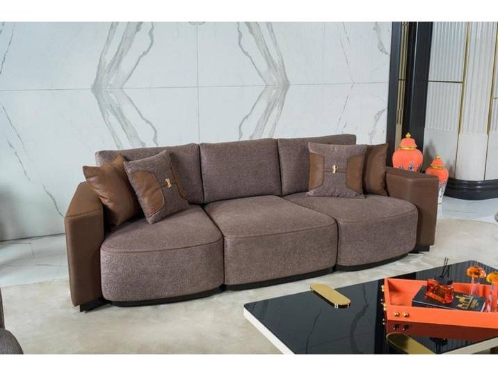 JVmoebel 3-Sitzer Sofa mit verstellbaren Armlehnen – Flexibilität und Komfort., 1 Teile, Made in Europa