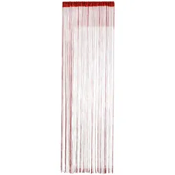 FADENGARDINE Shanghai HxB 230x100 cm Rot Lurex