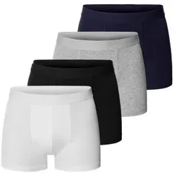 Bread and Boxers Organic Cotton Boxers 4P Mixed Ökologische Baumwolle X-Large Herren