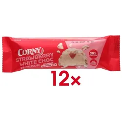 Corny Proteinriegel »Protein Crunchy Vanilla & White Choc Flavour« 12 Stück weiß