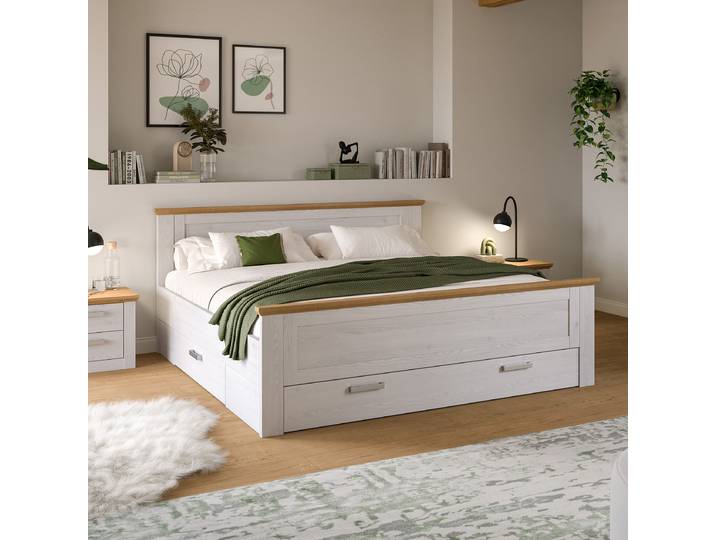 Bettschublade Verona 183 x 48 x 200cm Weiß