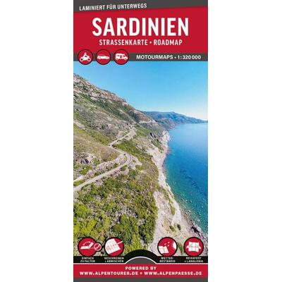 MoTourMaps Sardinien Auto- und Motorradkarte 1:330.000, Sonstige von , MoTourMedia, 978-3-939997-75-7