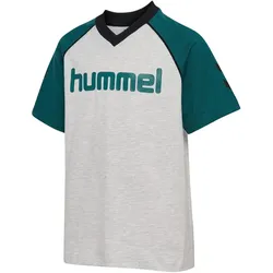 hummel hmlJR Reg T-Shirt Jungen 2010 - light grey melange 104