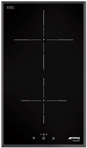 SMEG Universal Universale Piano di cottura SI5322B Nero Made in Italy