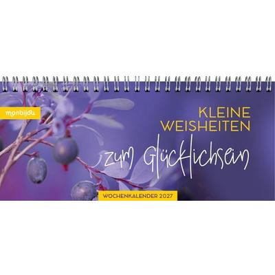 Mein Wochenplaner 2027: Kleine Weisheiten zum Glücklichsein