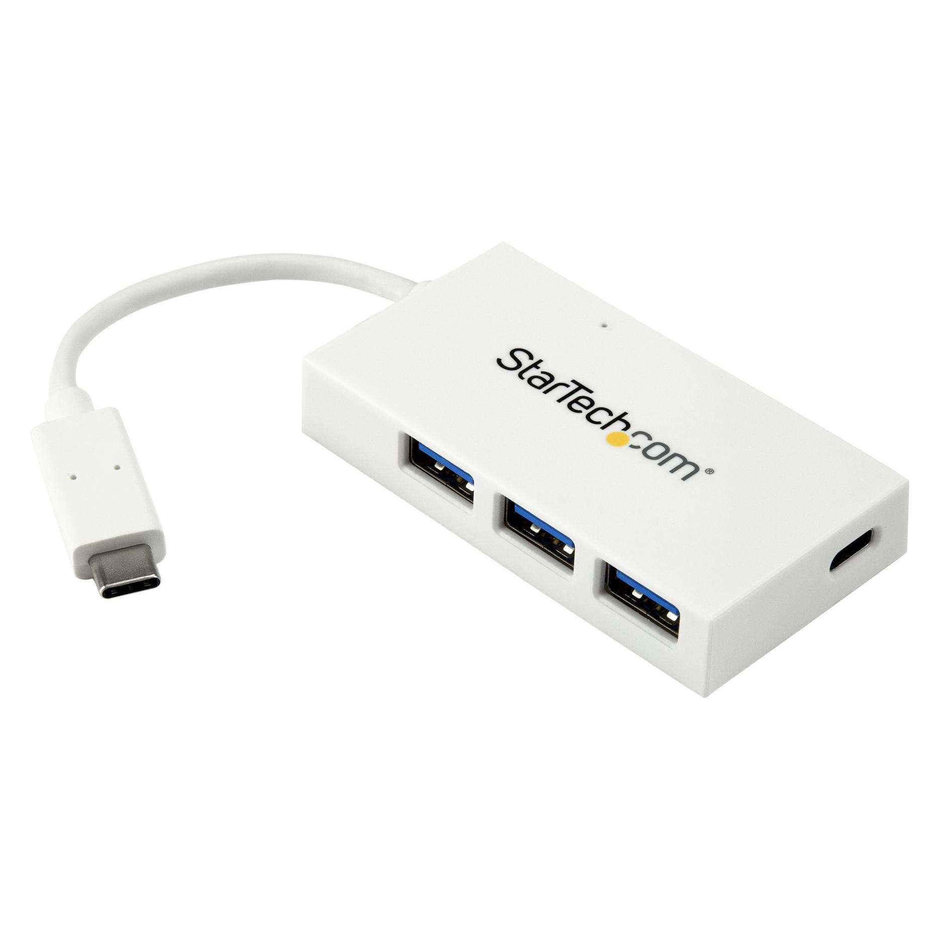 StarTech USB-C HUB 4 PORT (USB-C, 4 Ports) (HB30C3A1CFBW)