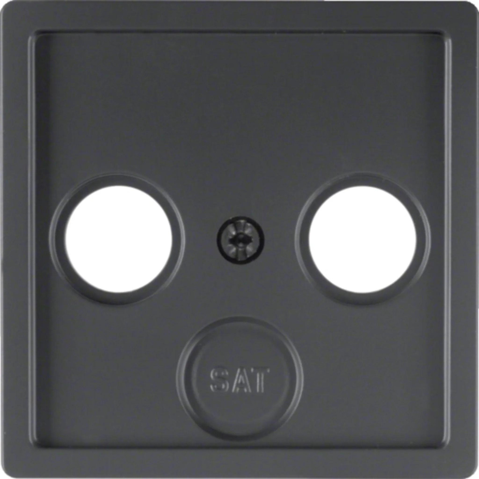 Berker centraal onderdeel 12036086 model Q.1/Q.3 antraciet fluweel