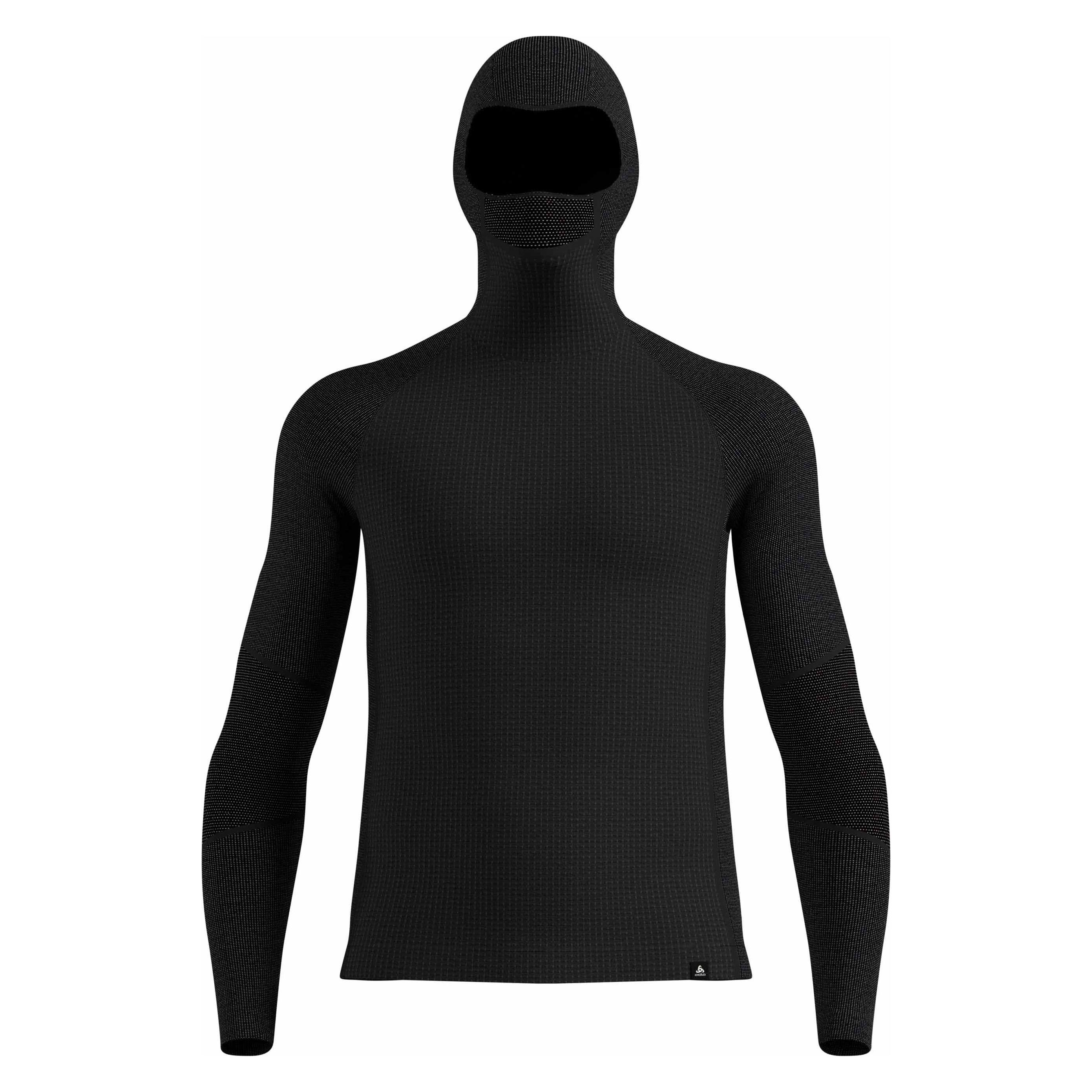 Odlo Seamless Performance Wool Funktionsshirt mit Gesichtsschutz (M) (11233215000M)